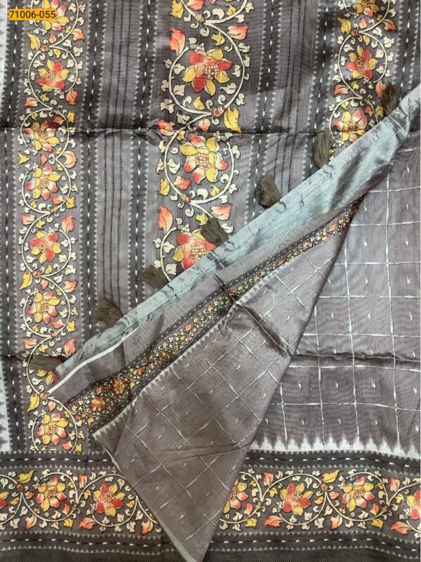 Butter Crape Silk Saree - Image 4