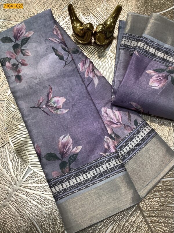 Mulmul Linen Silk saree