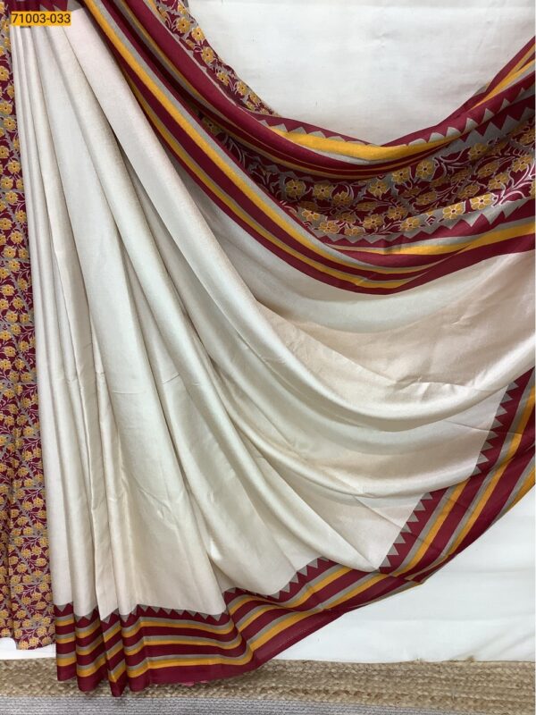 Butter Crape Silk Saree - Image 2