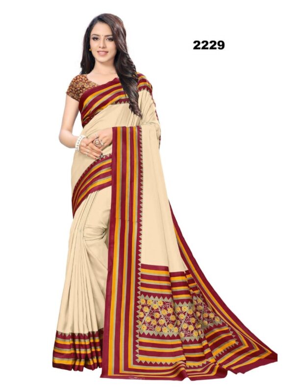 Butter Crape Silk Saree - Image 3