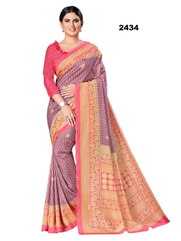 Butter Crape Silk Saree