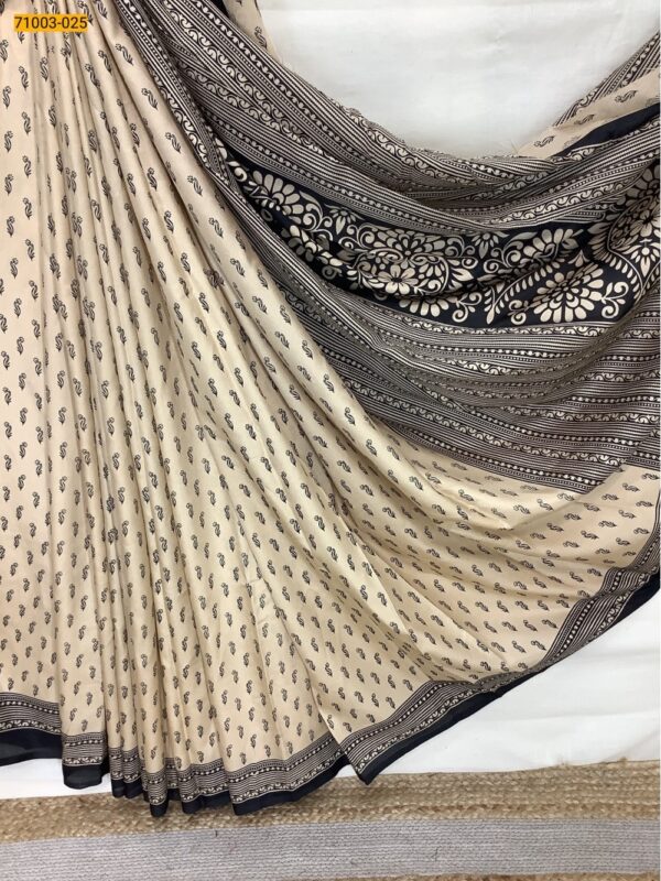 Butter Crape Silk Saree - Image 3