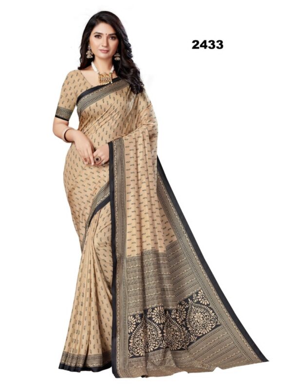 Butter Crape Silk Saree - Image 2